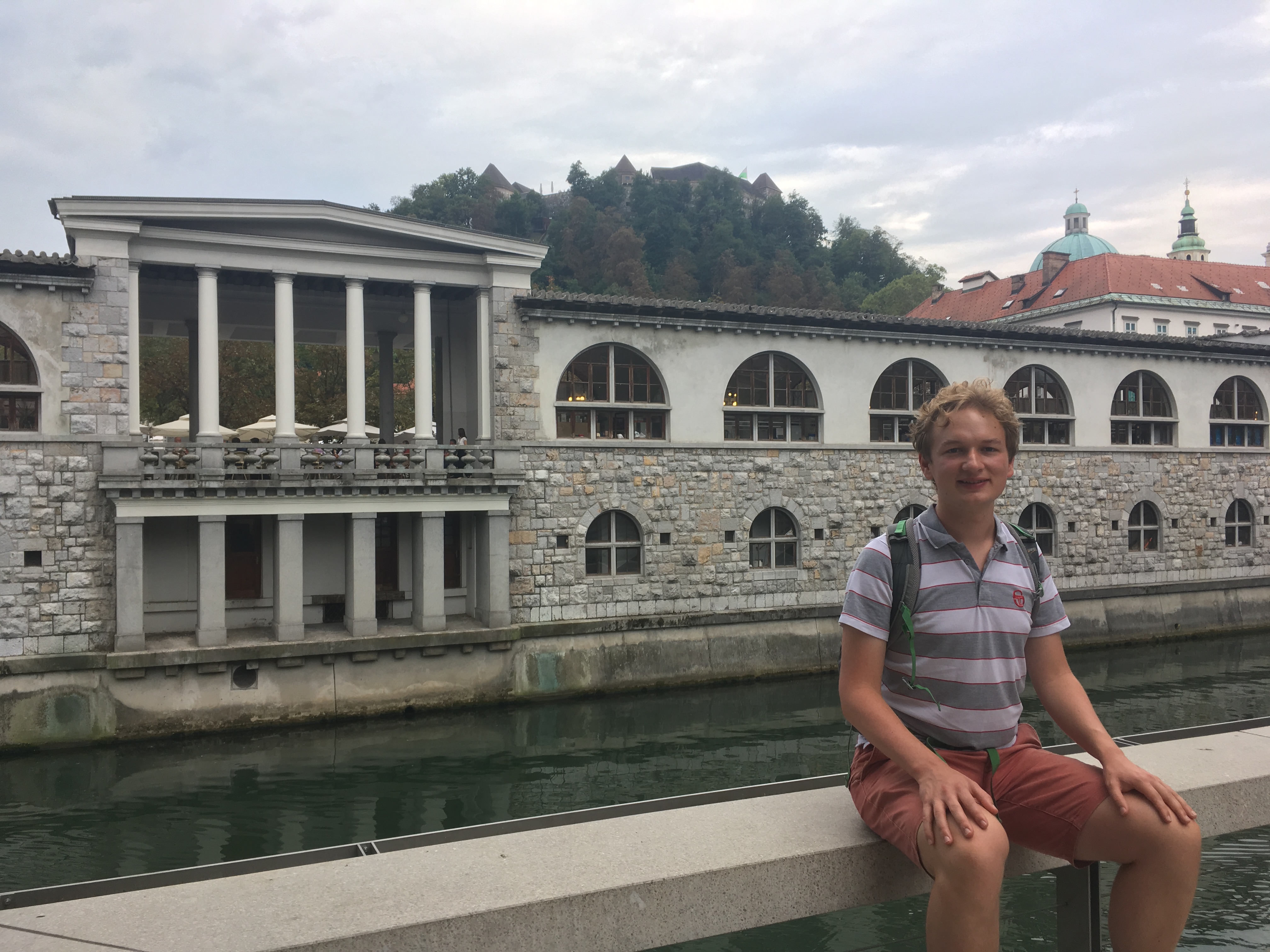 Todd Liebenschutz-Jones on holiday in Ljubljana, Slovenia, 2017